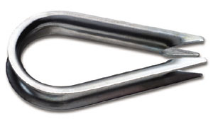 [RX1-AN100C-3] Stainless Steel Cable Thimbles AN100C-3