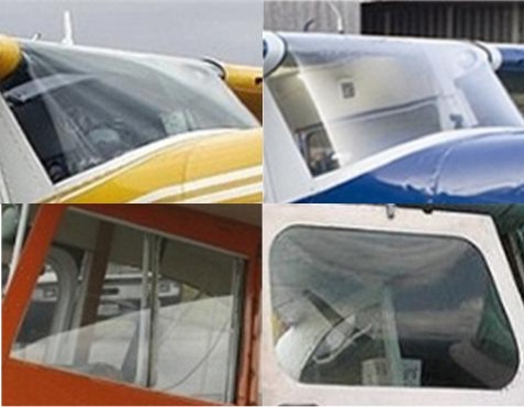 [RX1-05-08266] Cee Baileys Windshield-STC One Pc Convo CB033Cl Clear