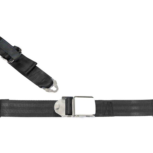 [RX1-05-22933] ABI PA 28/32 Rear Seat 3-Pt Inert Reel Harness Black
