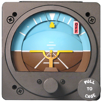 [RX1-10-00608] RC Allen 26Ak-1 Electric Att Gyro 0 Degree Tilt TSO