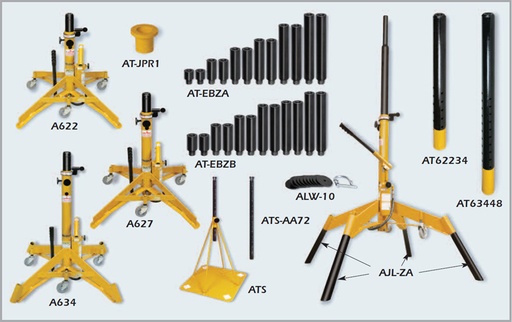 [RX1-12-04778] Meyer Tritask Aircraft Jack Set Deluxe