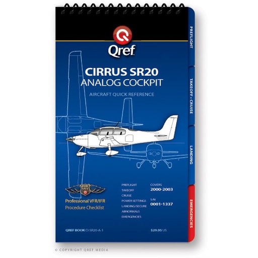 [RX1-13-15646] Cirrus SR20 Perspective QREF Card