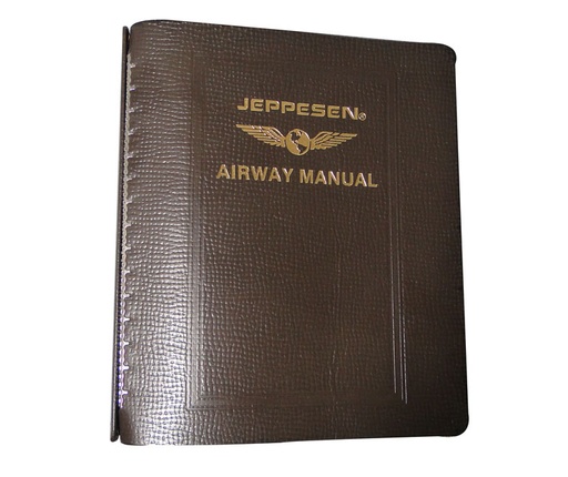 [RX1-13-21738] Jeppesen Premium Leather Binder - 2 Inch