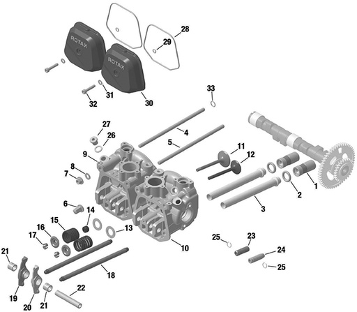 [RX1-15-09938] ROTAX CERTIFIED COLLAR NUT M8 942302