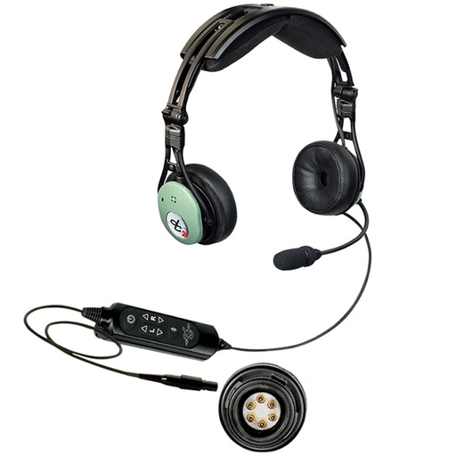 [RX1-11-19354] David Clark DC Pro X2 With Bluetooth 6-Pin Panel Mount