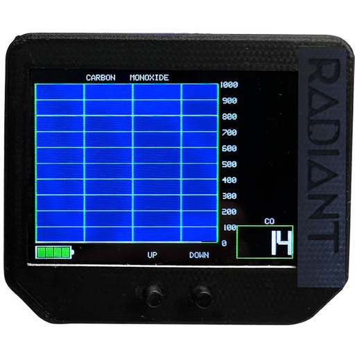 [RX1-10-07470] Radiant Co Pro Carbon Monoxide Monitor