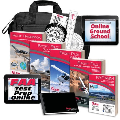 [RX1-13-24344] Gleim Deluxe Sport Pilot Kit E6B Flight Computer Electronic Version