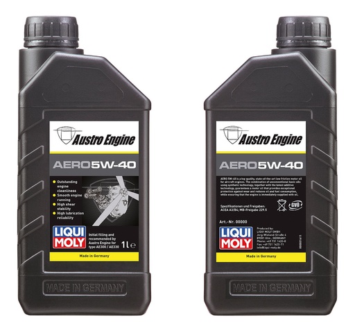 [RX3-32046] LIQUI MOLY AUSTRO ENGINE AERO 5W-40 1 LITER
