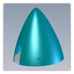 [RX1-05-06854] Whirlwind 11.3" Spinner-Garj