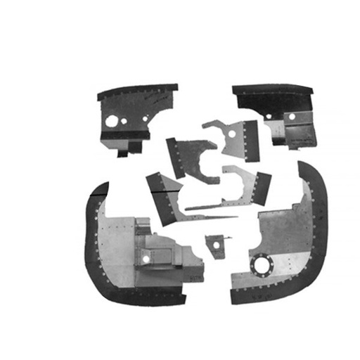 [RX1-05-27294] AF0555217-1 Baffle Component Pwdr Ctd Black Seals