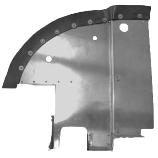 [RX1-05-27319] AF0750128-66 Baffle Assembly Pwdr Coated Blk Seal