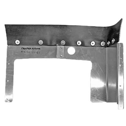 [RX1-05-27327] AF0750128-21 Baffle Assembly Pwdr Coated Blk Seal