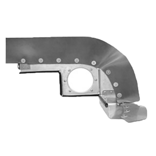 [RX1-05-27328] AF0755050-15 Oil Cooler Baffle Pwdr Coated Blk Seal