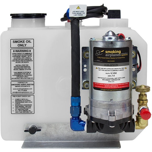 [RX1-05-28846] Complete Smoke System 3.5 Us Gallon - Vertical