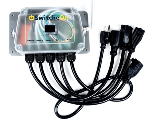 [RX1-05-28987] Switcheon 4 Channel 15 Amp Base Remote Power Switch