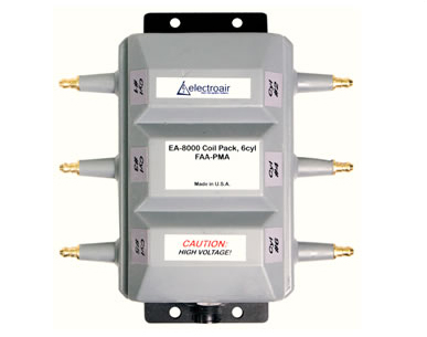 [RX1-08-13159] Replacement Coil Pack 6 Cylinder FAA PMA For Eis-61000