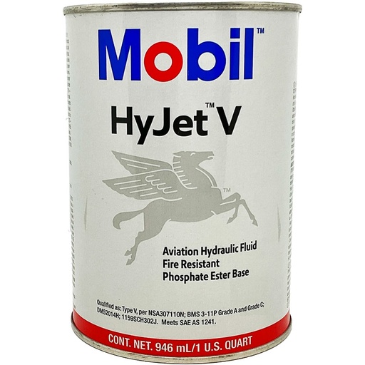 [RX1-08-19094] Mobil Hydraulic Fluid HyJet V - Case Of 6 Gallons