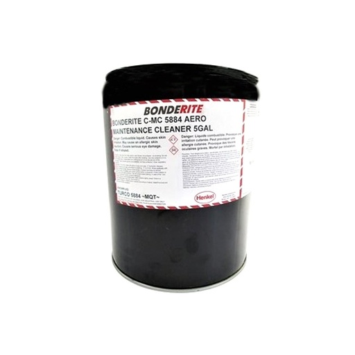 [RX1-09-06241] Bonderite C-Mc 5884 Aero Maintenance Cleaner / Compressor Wash - 5 Gallon