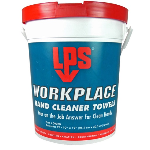 [RX1-09-02546] LPS 09200 Workplace Hand Cleaner Towels 72Ea