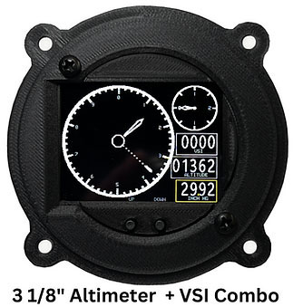 [RX1-10-07652] Radiant Altimeter Vertical Speed Indicator Combo For 2 1/4