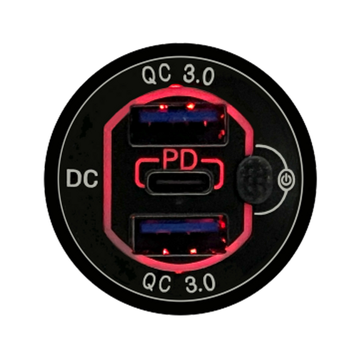 [RX1-10-07738] Radiant Triple USB Charger