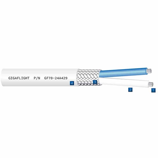 [RX1-11-19444] GF70-24A429 Laser-Markable Arinc 429 Cable