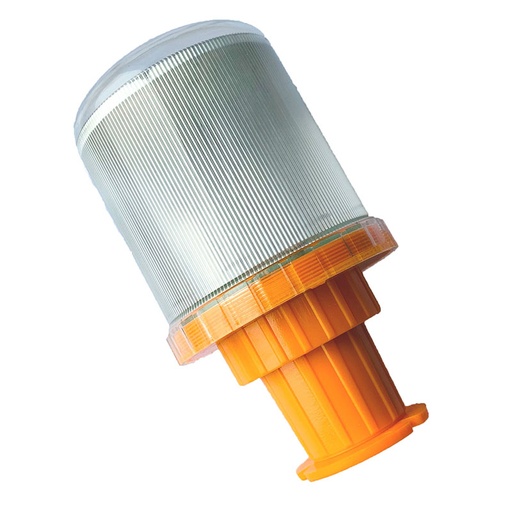 [RX1-11-19538] Solar LED Beacon Red Vrh-470F Flashing Light