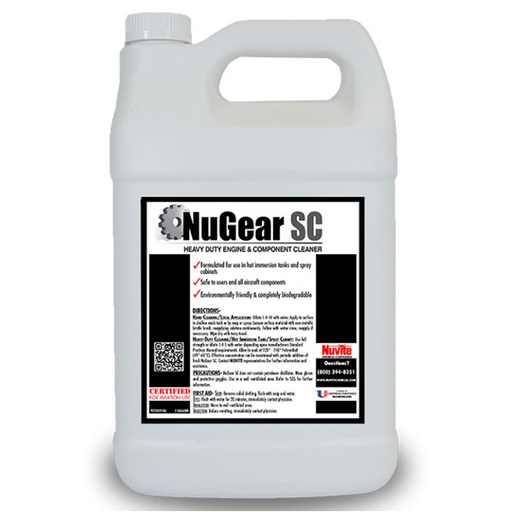 [RX1-09-05498] Nuvite Nugear Sc Clener 1Gal