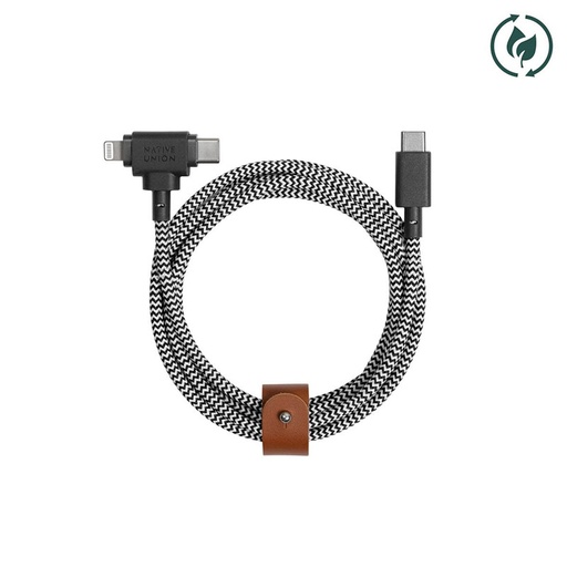 [RX1-11-20216] MyGoFlight Premium Duo USB-C/Lightning To USB-C - 4.9 Ft