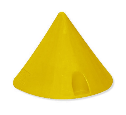[RX1-11-20292] Large Airport Cone Marker White With Red Strip