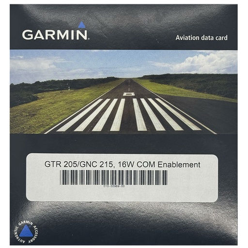 [RX1-11-20314] Garmin GTR 205 GNC 215 16W Enablement Card