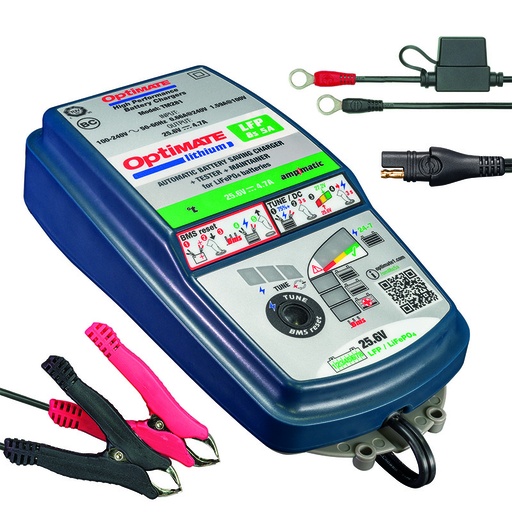 [RX1-11-20330] Optimate TM-281 5 Amp Battery Charger/Maintainer/Power Supply