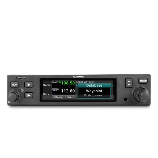 [RX1-11-20405] Garmin Gnc 215 Nav Com Experimental With - 4 Foot Pigtail And Jacks - 14V