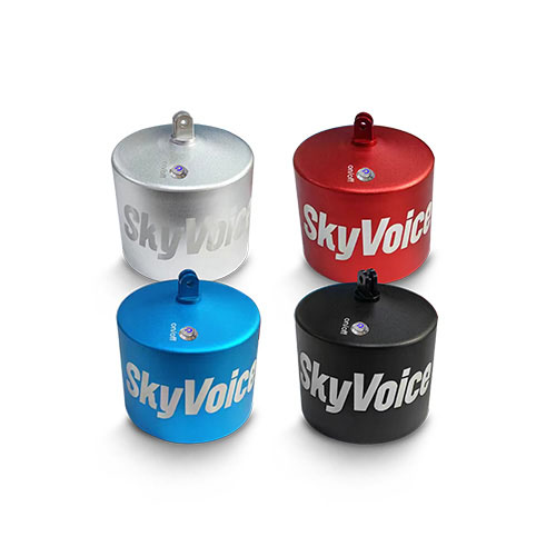 [RX1-11-20530] SkyVoice Glassy Guide 400 Quick Install/Portable - Silver