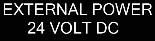 [RX1-09-42829] Ext Power 24 Volt Dc