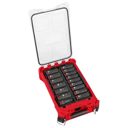 [RX1-12-06373] Milwaukee Shockwave Impact Duty Socket 1/2 Dr 16Pc MM Packout Set