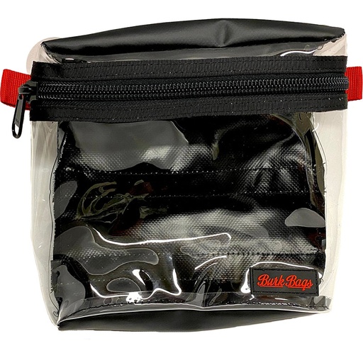 [RX1-12-06397] Burk BaGS Accessory Large Pouch With Red Webbing