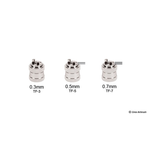 [RX1-12-06414] Grex 0.7MM Fan Spray Cap