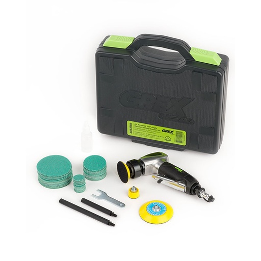 [RX1-12-06426] Grex 105 Degree Random Orbit Sander Kit - 1 2 And 3