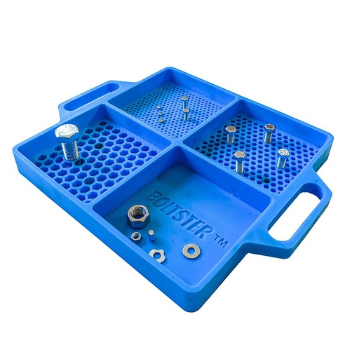 [RX1-12-06457] Boltster Flexible Organizing Tray Blue
