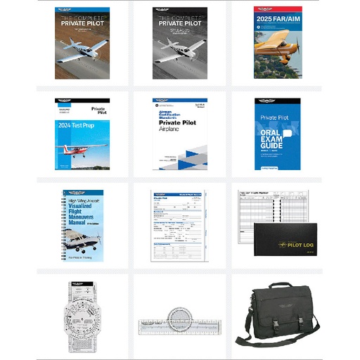 [RX1-13-03127-24] ASA Complete Private Pilot Kit - Part 61 With 2024