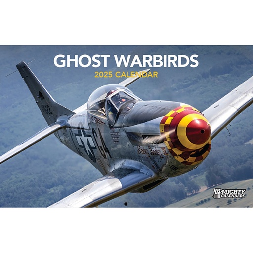 [RX1-13-06588-25] Ghost Warbirds Calendar 2025