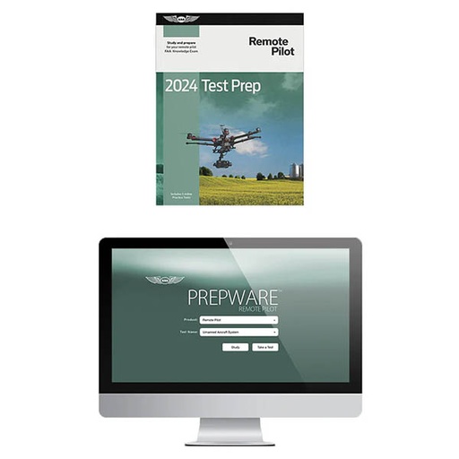 [RX1-13-19088-24] ASA Remote Pilot Test Prep Plus 2024