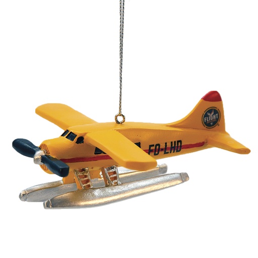 [RX1-13-24379] Flight Outfitters Seaplane Christmas Ornament
