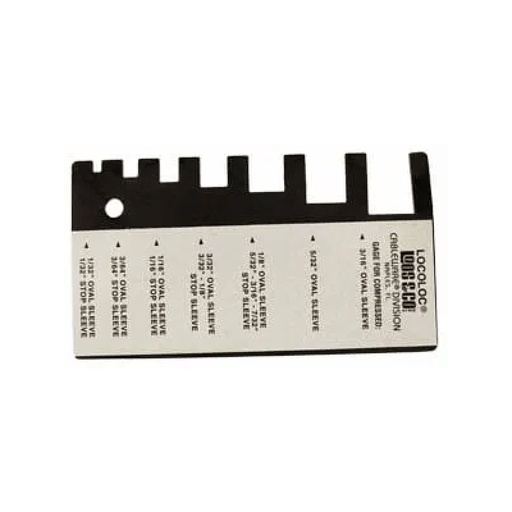 [RX1-13-24627] Ga-2P Oval And Stop Sleeve Gauge 7/32-5/16