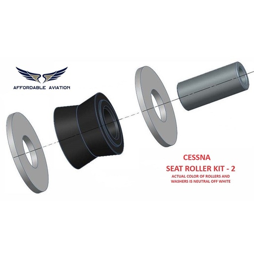 [RX1-13-24644] Cessna 1414100-212 Seat Roller Kit 2 FAA/PMA Approved
