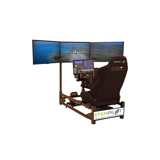 [RX1-13-24670] STEMPilot Pilot Pro 3 High Fidelity Sit-In Flight Simulator