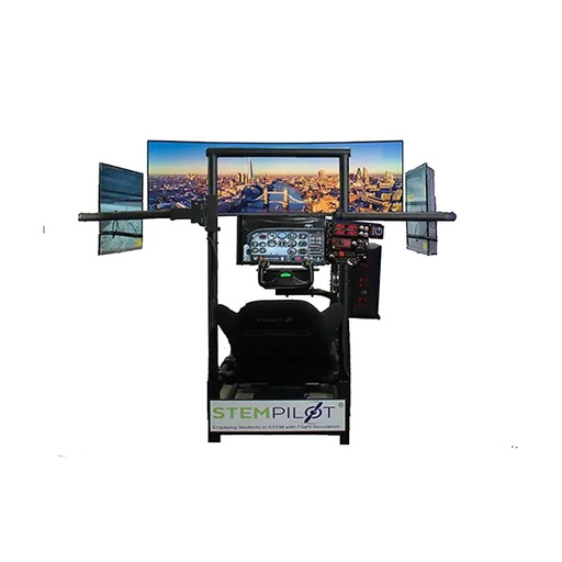[RX1-13-24674] Pilot Pro 4I Curve High Fidelity Sit-In Flight Simulator