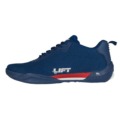 [RX1-13-24817] Lift Aviation Footwear Airboss Ultraknit - Navy/Red - 13