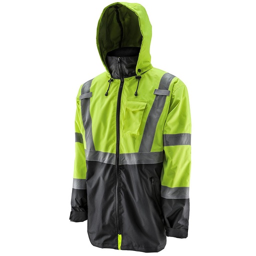 [RX1-13-24854] Lift Aviation - Lift Viz-Pro Parka (Hi-Viz/Black) - M